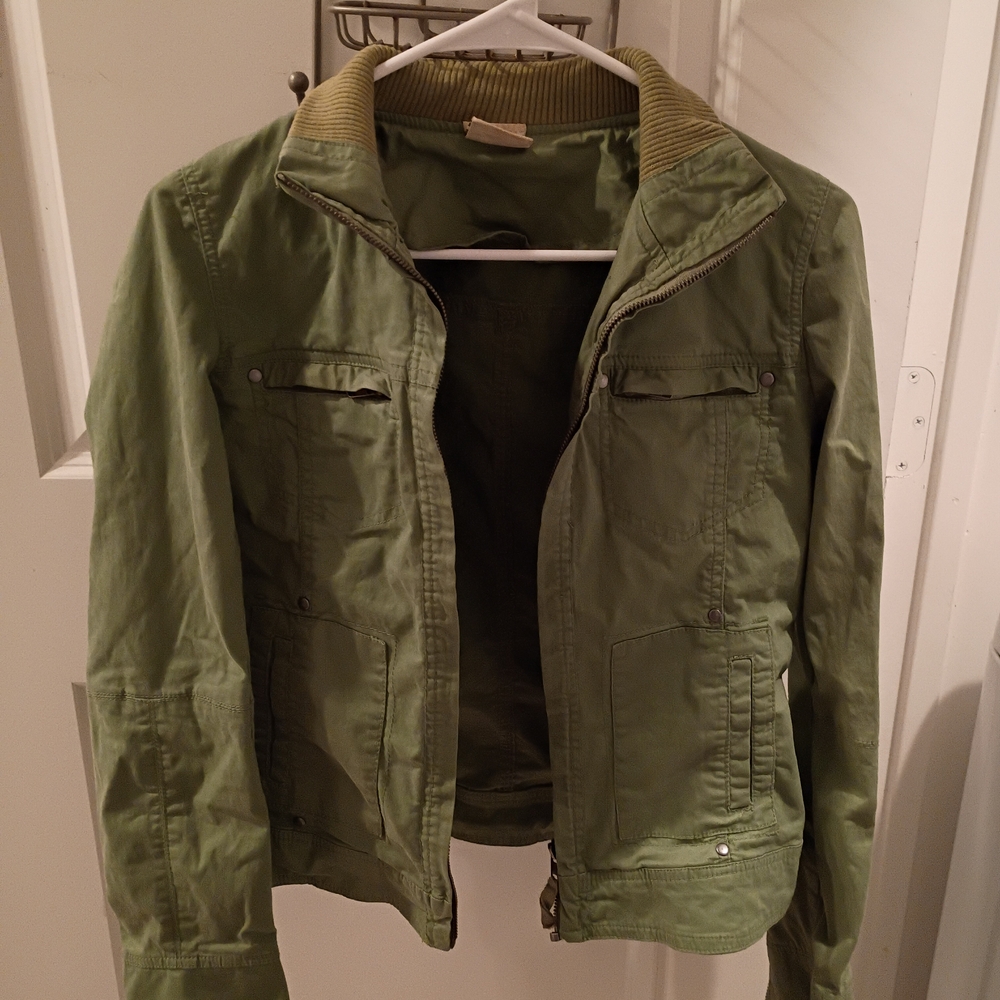TRF Zara Olive Green Womens Jacket Size Med